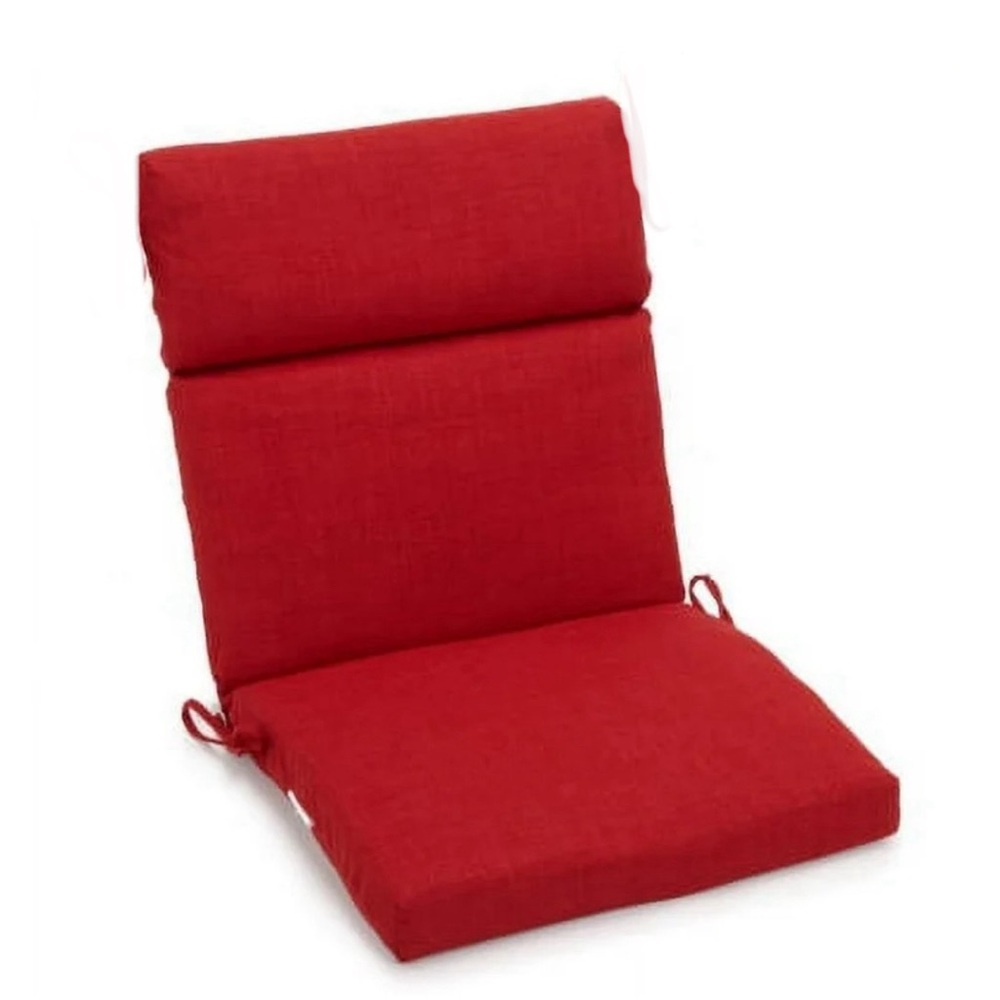 20” by 38” Approx. Blazing Needles Outdoor Squared Seat/Back Chair Cushion NWOT